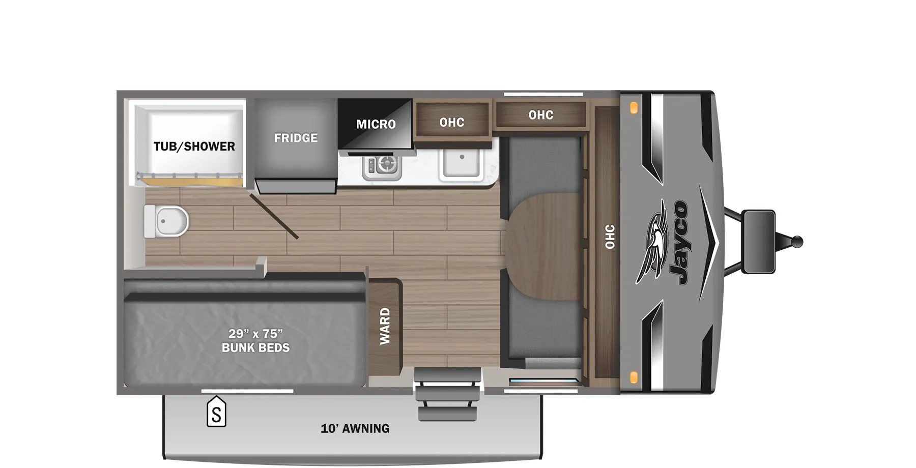 Jayco Jay Flight SLX 154BH floor plan