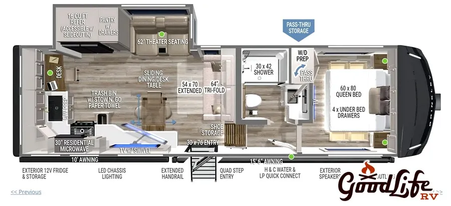 2026 Brinkley Model Z 2680 - Floor plan