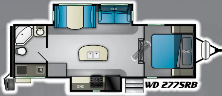 Heartland Wilderness 2775 RB floor plan