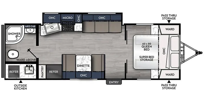 2025 Coachmen Apex Ultra-Lite 251RBK - Floor plan