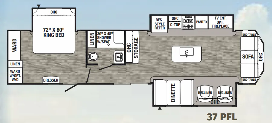 Palomino Puma 37PFL floor plan