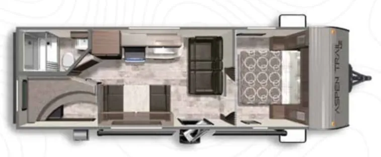 2022 Dutchmen Aspen Trail LE 25BH - Floor plan