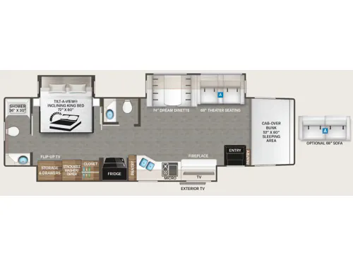 2026 Thor Motor Coach Inception 38DX - Photo 3
