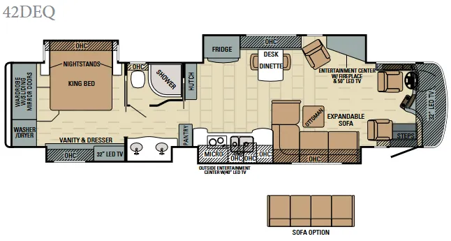 Entegra Coach Anthem 42DEQ floor plan