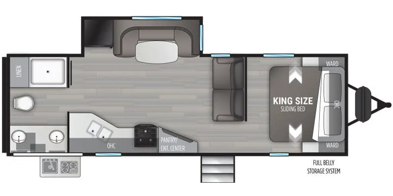 Cruiser RV MPG MPG 2550RB floor plan