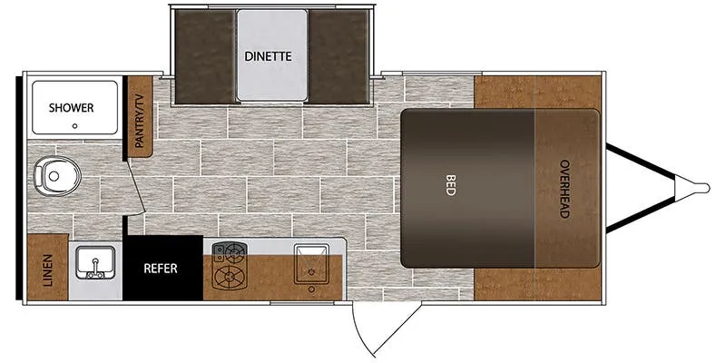 Prime Time Avenger 17FQS floor plan