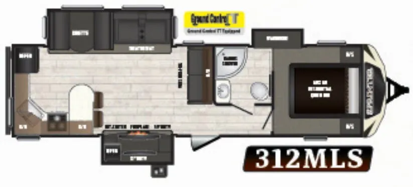 Keystone Sprinter Limited 312MLS floor plan