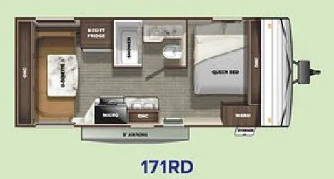 Starcraft Autumn Ridge 171RD floor plan