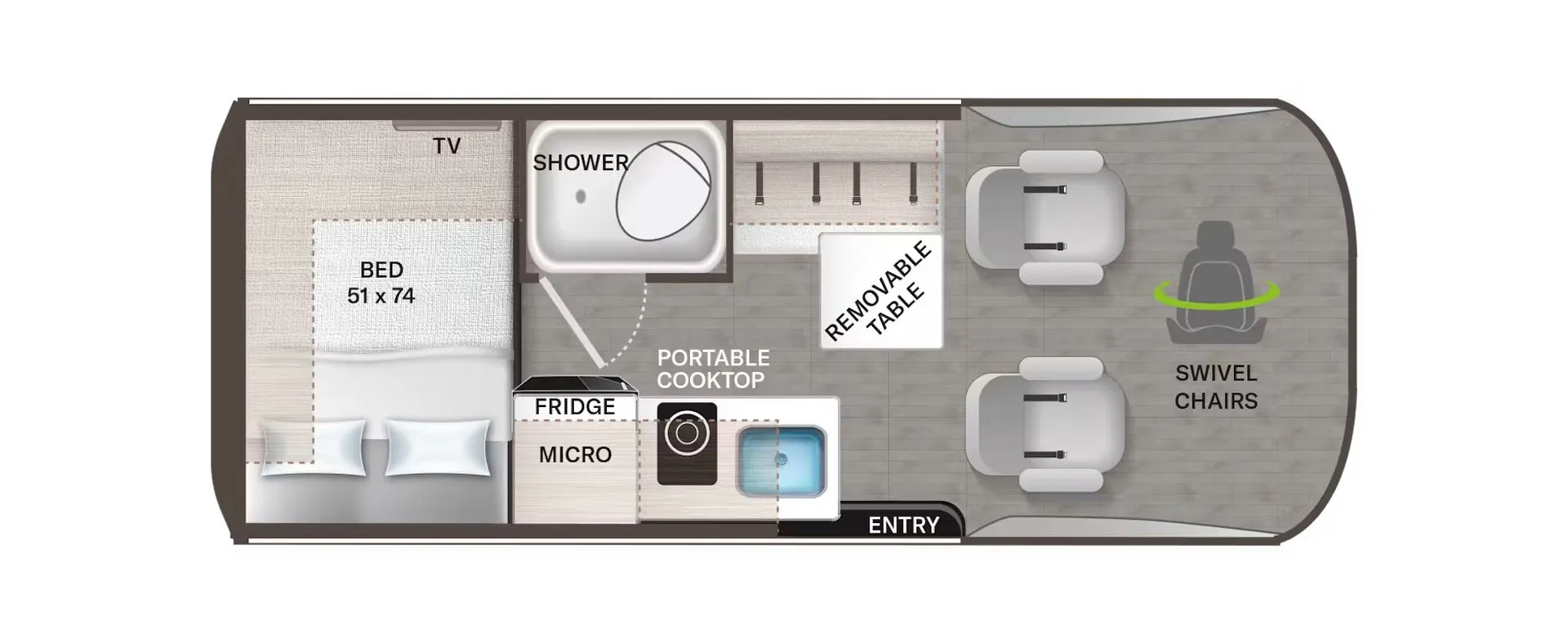 2026 Thor Motor Coach Talavera 1920 - Floor plan