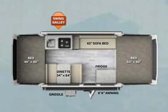 Forest River Rockwood Extreme Sports Package 1970ESP exterior