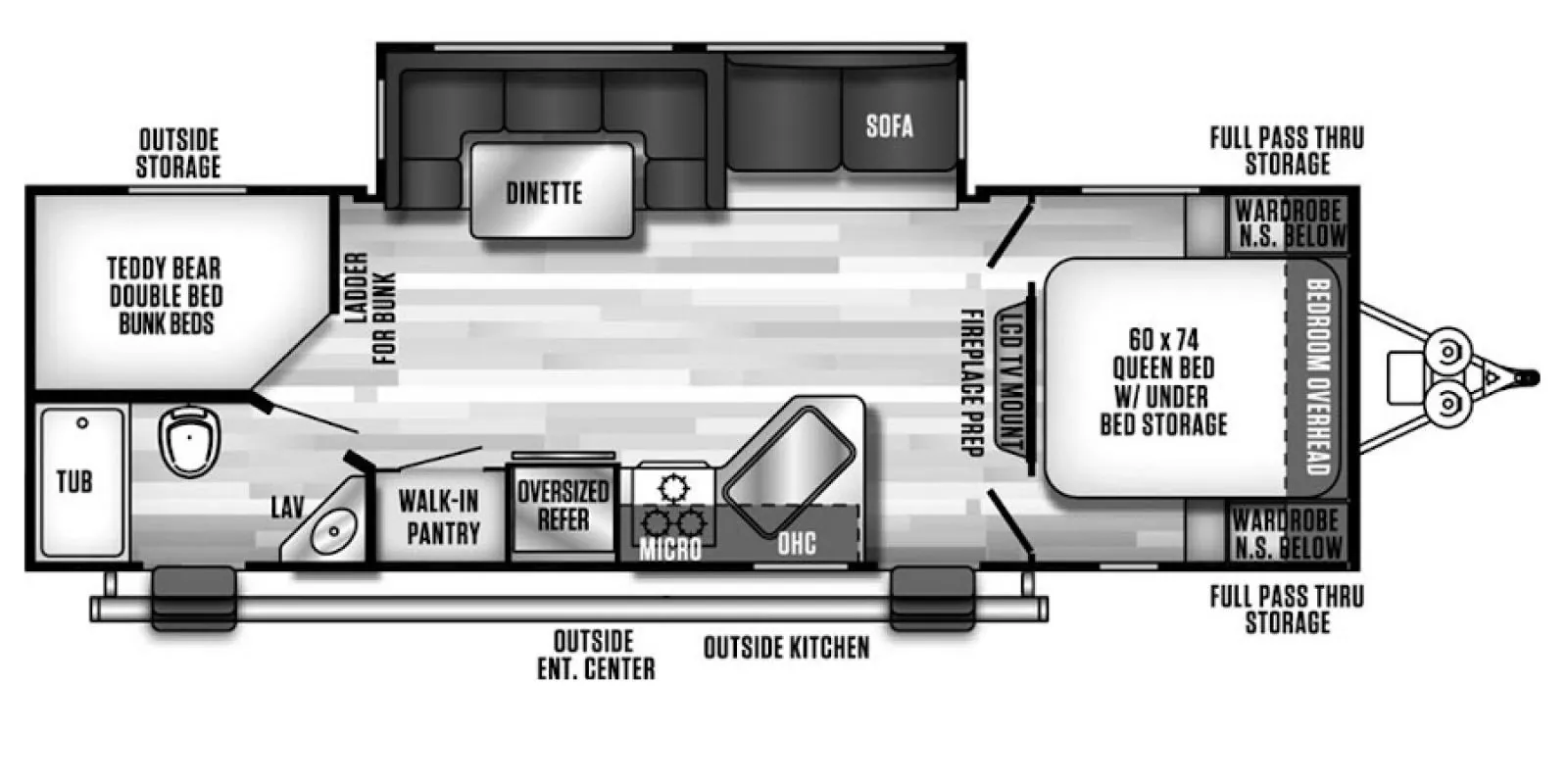 2019 Forest River Cherokee Alpha Wolf 26DBH-L - Photo 3