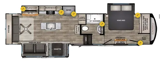 CrossRoads Cameo 3201RL floor plan