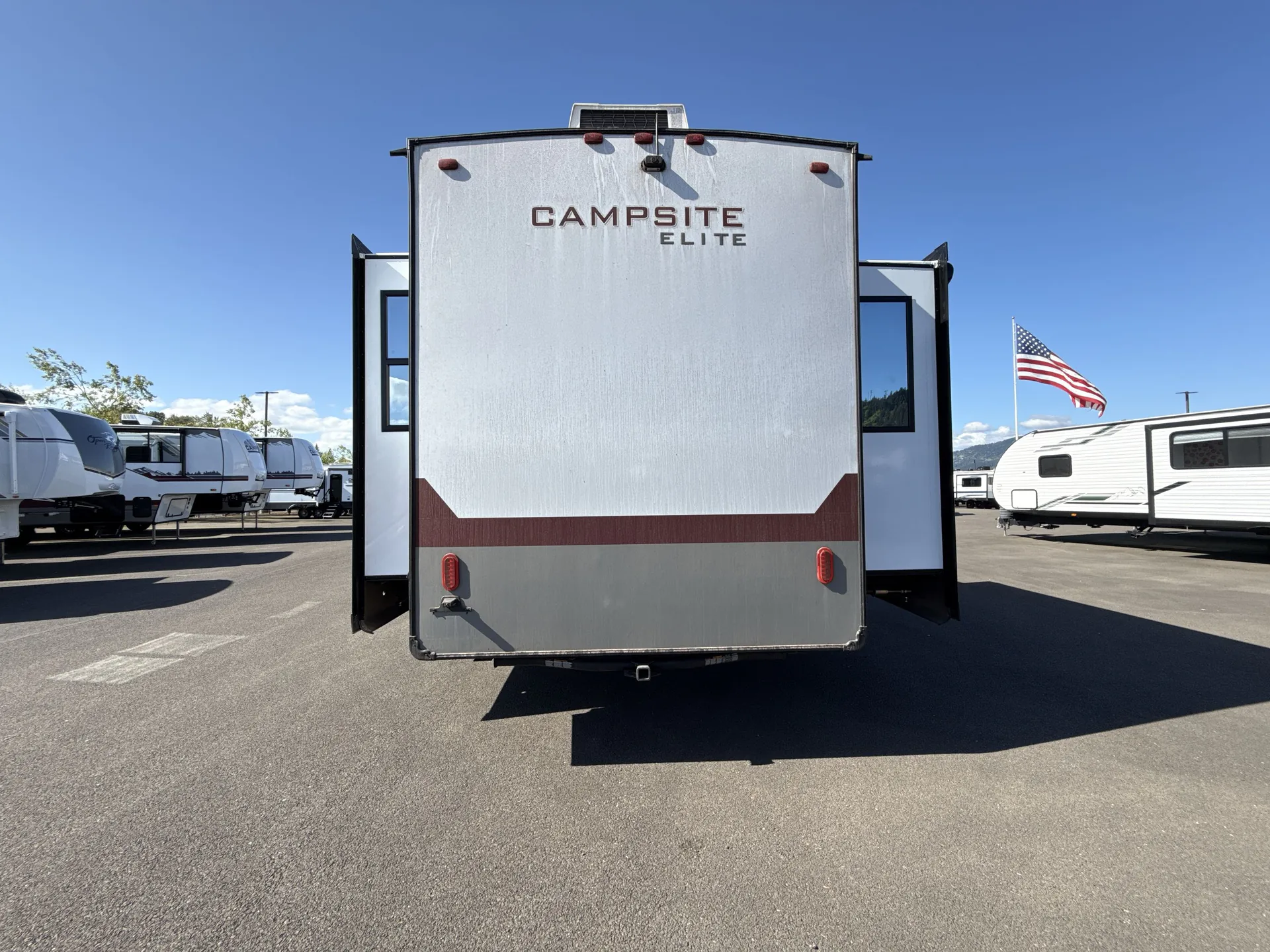 2026 Forest River Campsite Elite 36AK — backside