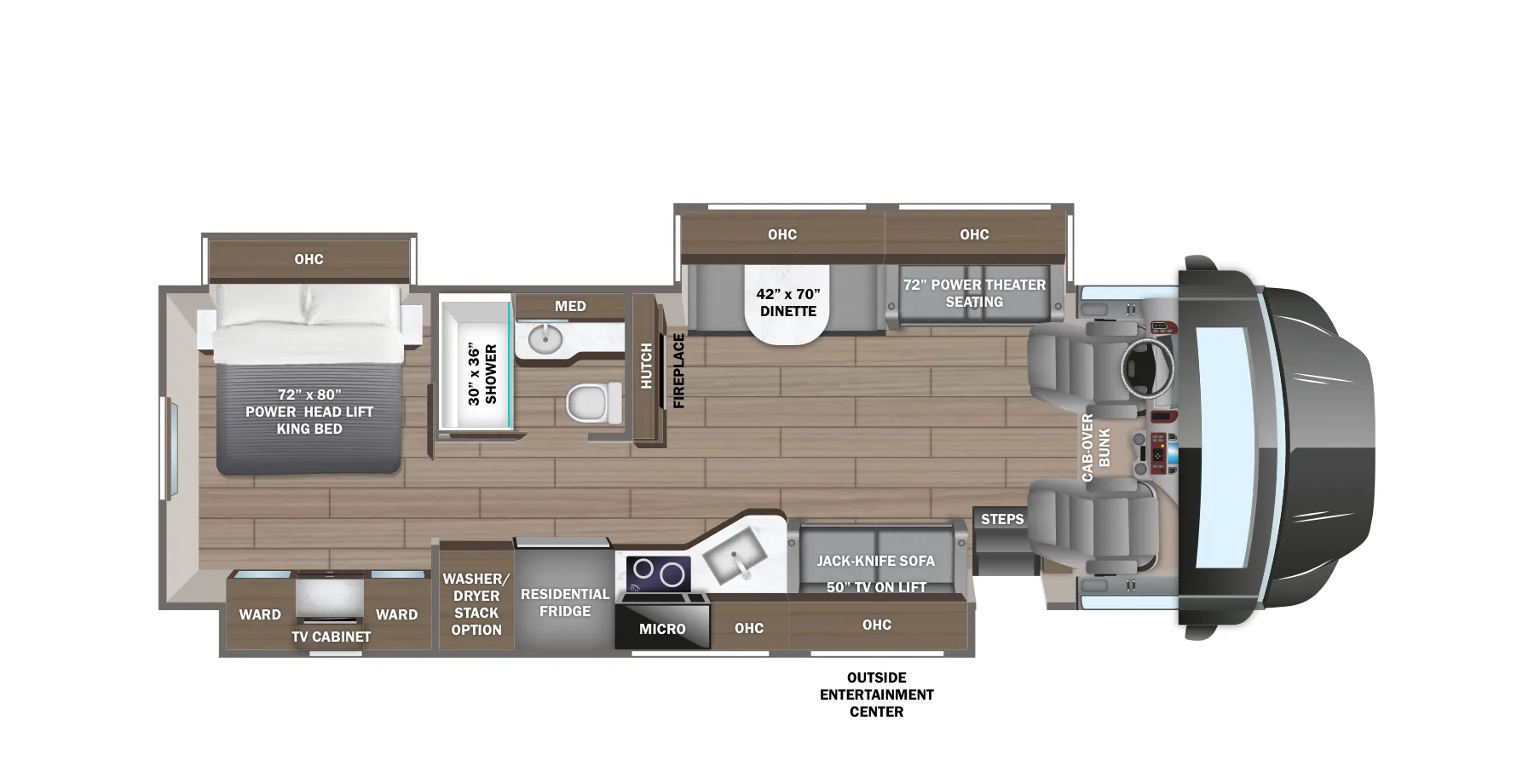 Jayco Seneca Prestige 37M floor plan