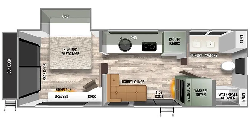 Forest River No Boundaries RVS2 floor plan