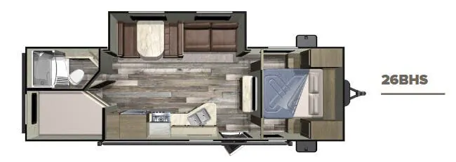 Starcraft Autumn Ridge Outfitter 26BHS floor plan