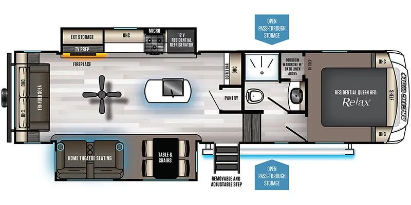 2021 Forest River Cherokee Arctic Wolf 291RL - Floor plan