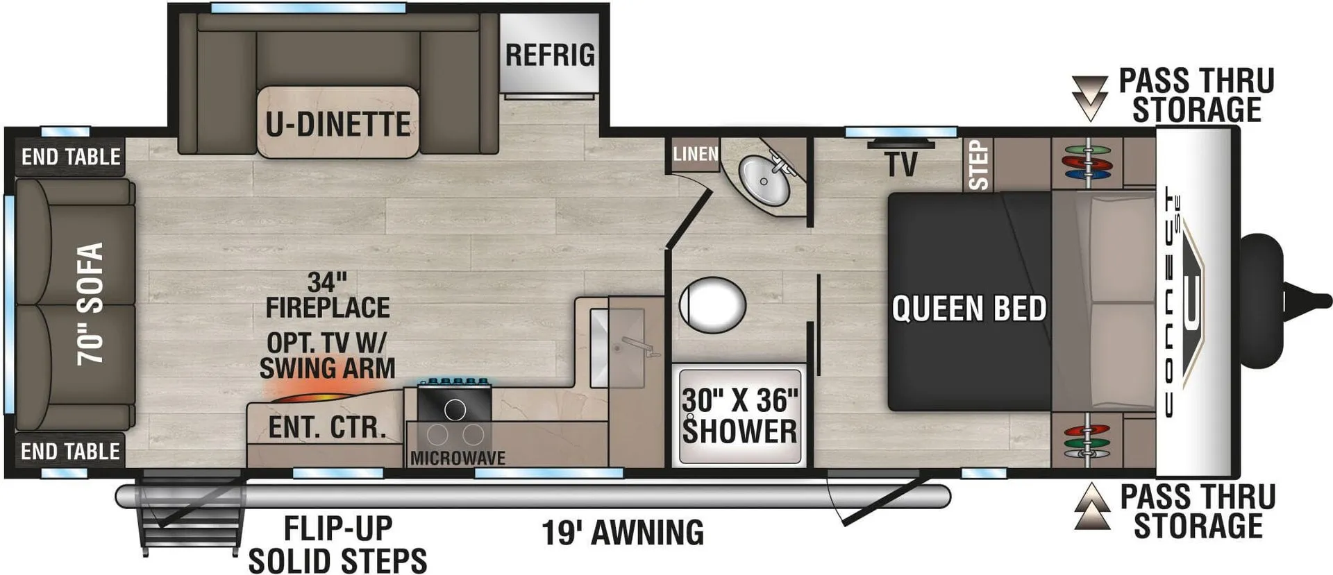 K-Z Connect SE C251RLSE floor plan