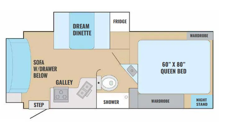 Adventurer Eagle Cap 1160 floor plan