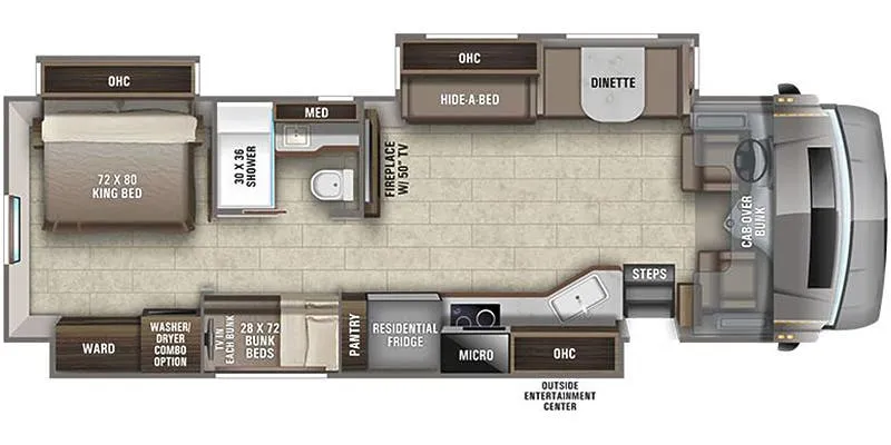 Entegra Coach Accolade XL 37L floor plan