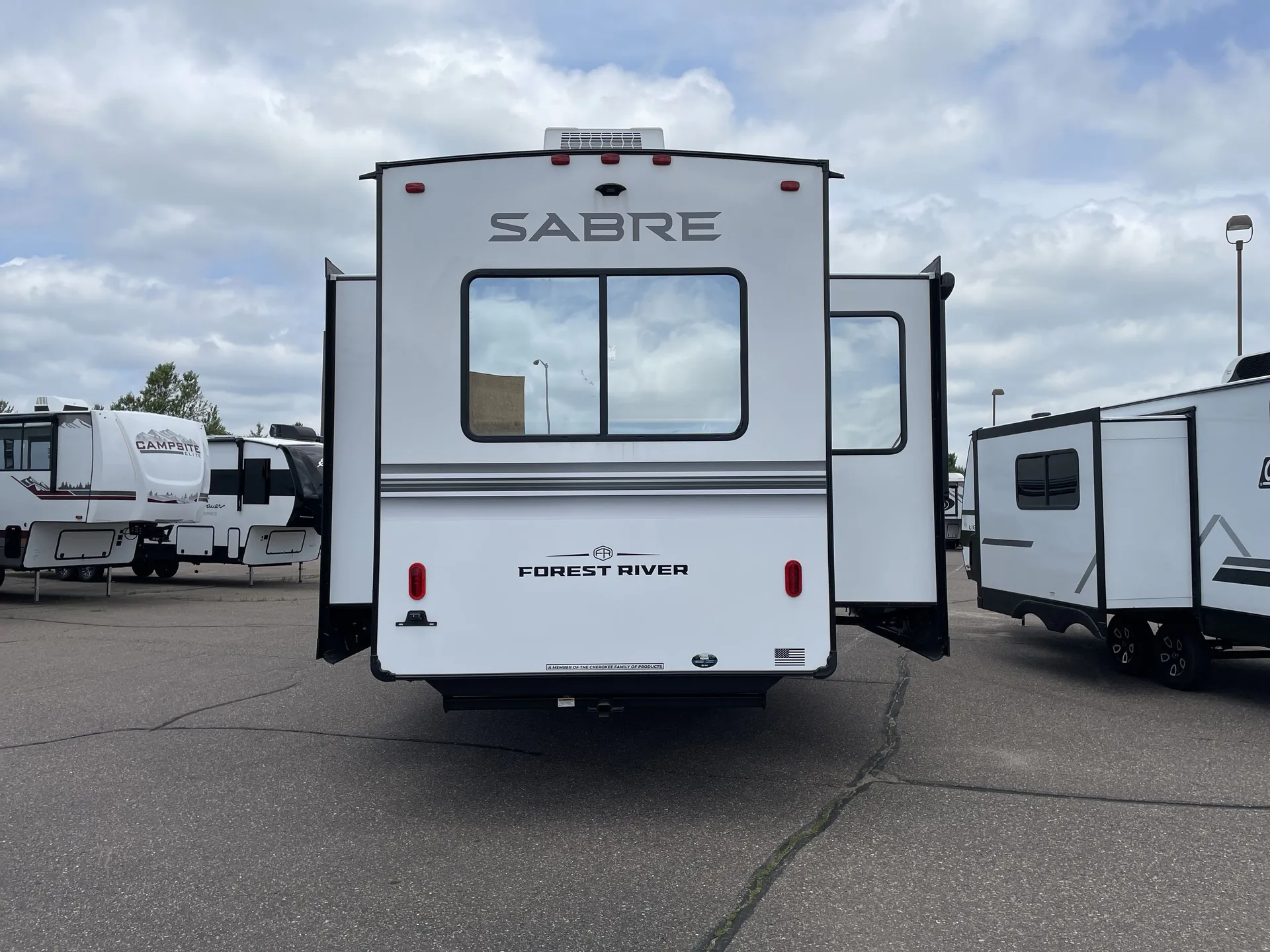2027 Forest River Sabre 36FLX — backside