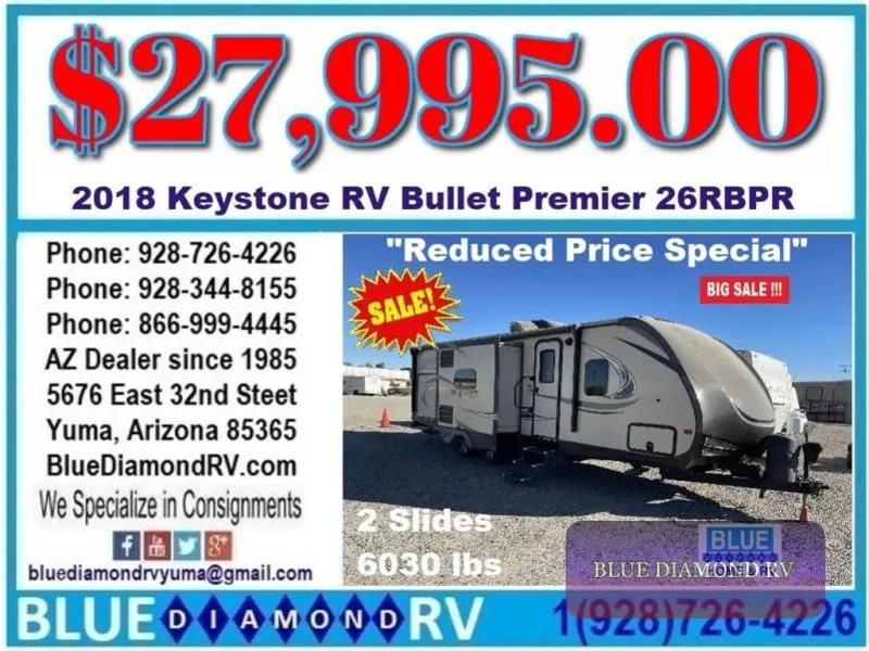2018 Keystone Premier 26RBPR - Photo 2