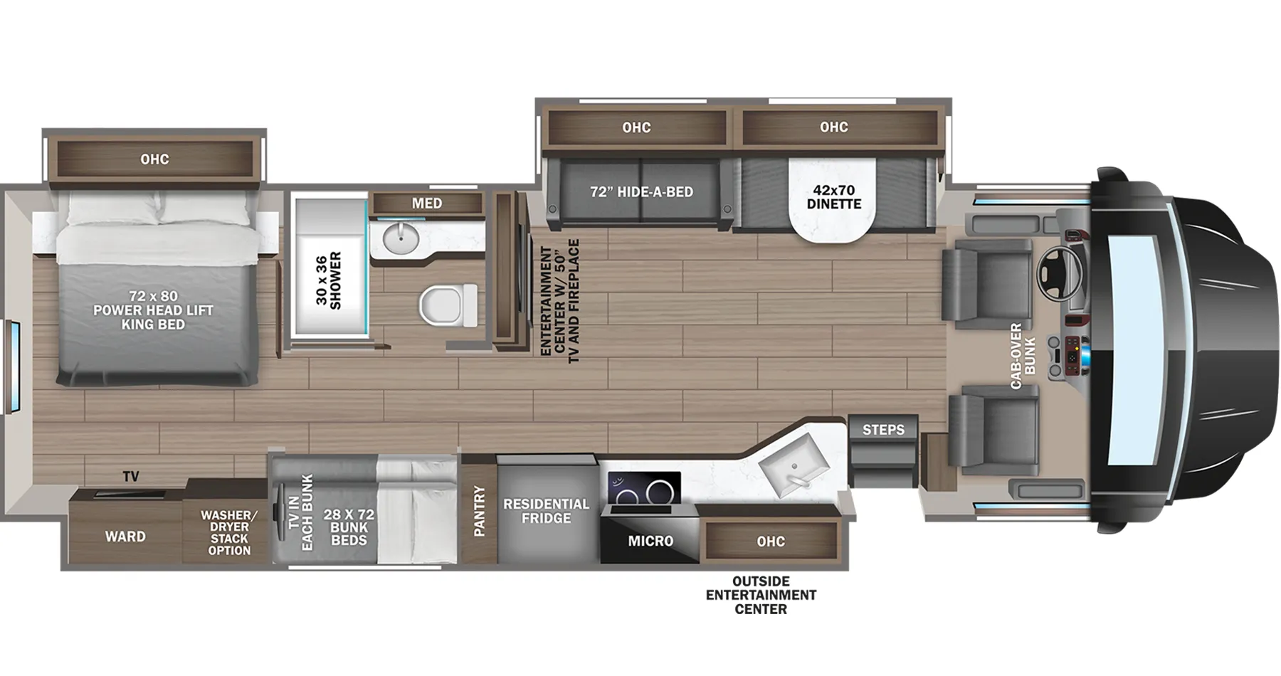 Jayco Seneca Prestige 37L floor plan