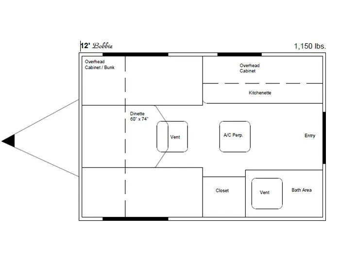Taylor Coach Bobbie BASE floor plan