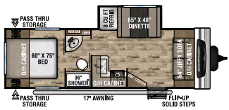 Venture RV Sonic SN241VFL floor plan