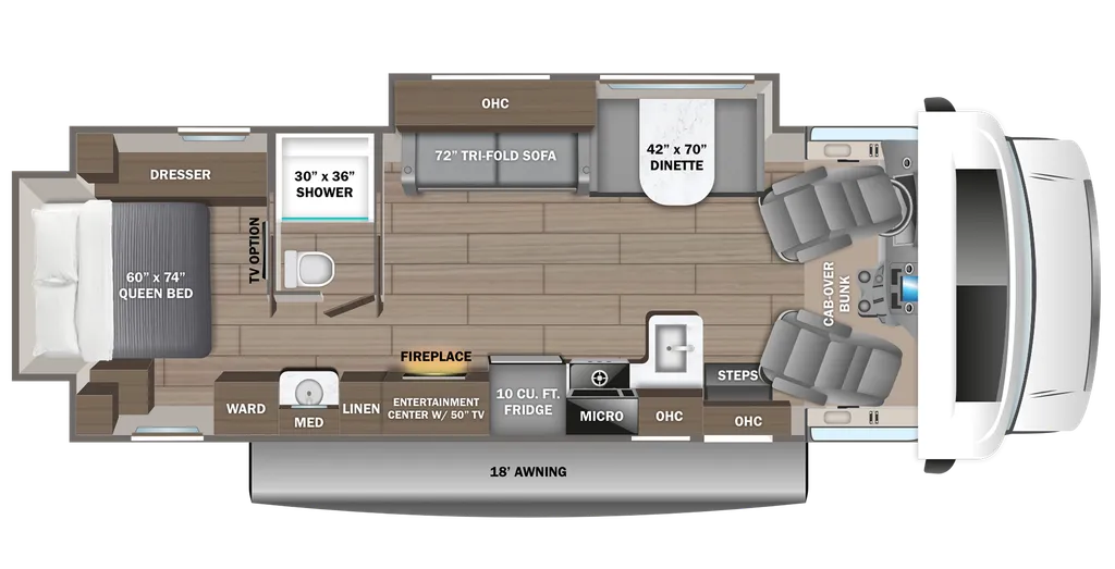 2027 Jayco Greyhawk 30Z floor plan