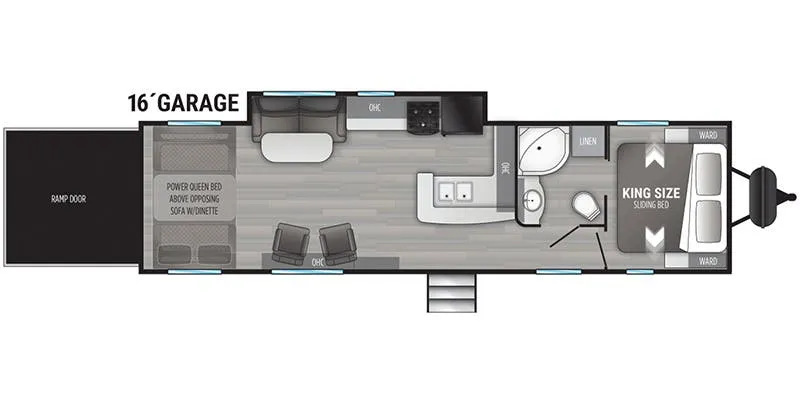 Cruiser RV Stryker ST-3116 floor plan