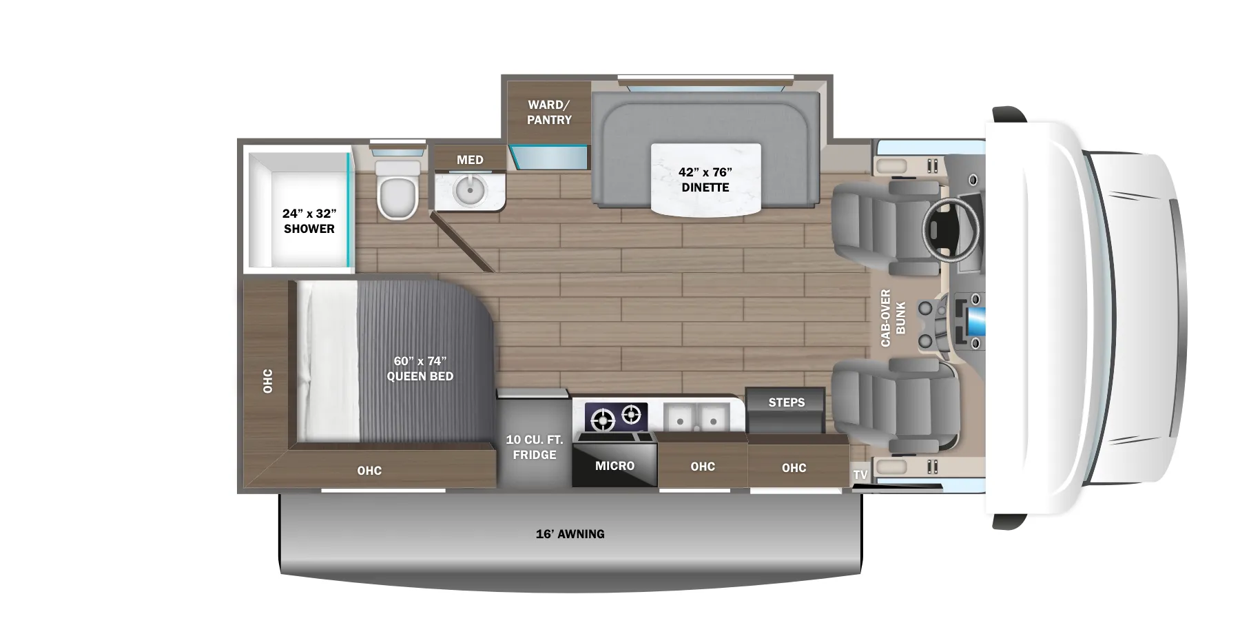 Jayco Redhawk SE 22A floor plan