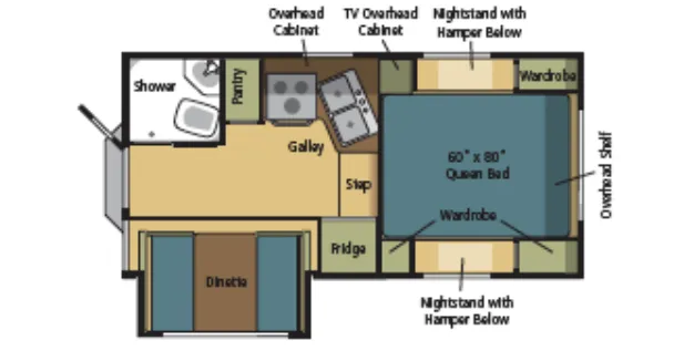 Adventurer Eagle Cap 850 floor plan