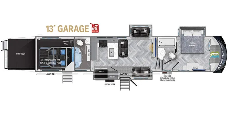 Heartland Cyclone CY 4006 floor plan