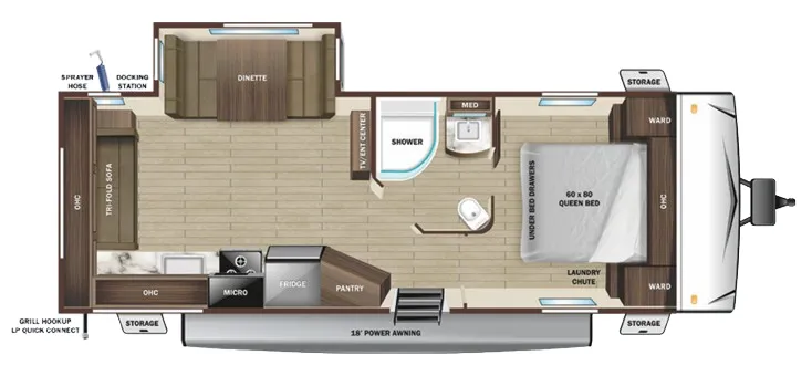 Highland Ridge Open Range Range Lite 242RL floor plan