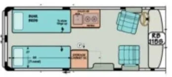 Sportsmobile Sprinter 115S floor plan