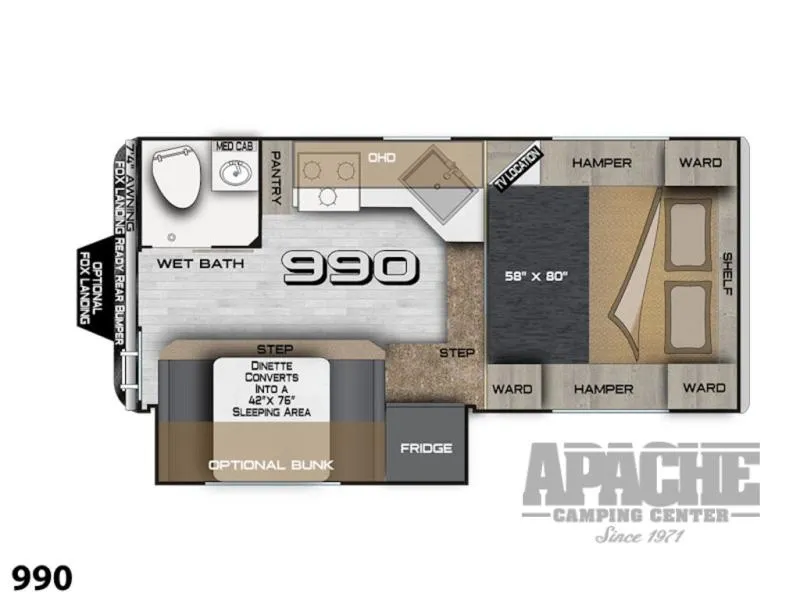 2026 Northwood Arctic Fox Camper 990 - Photo 3