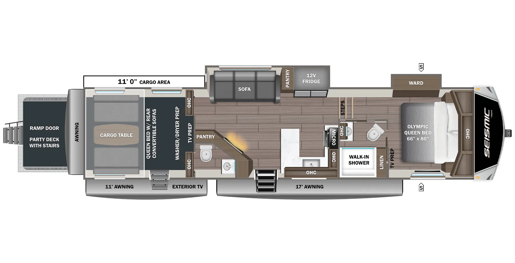 Jayco Seismic 359 floor plan