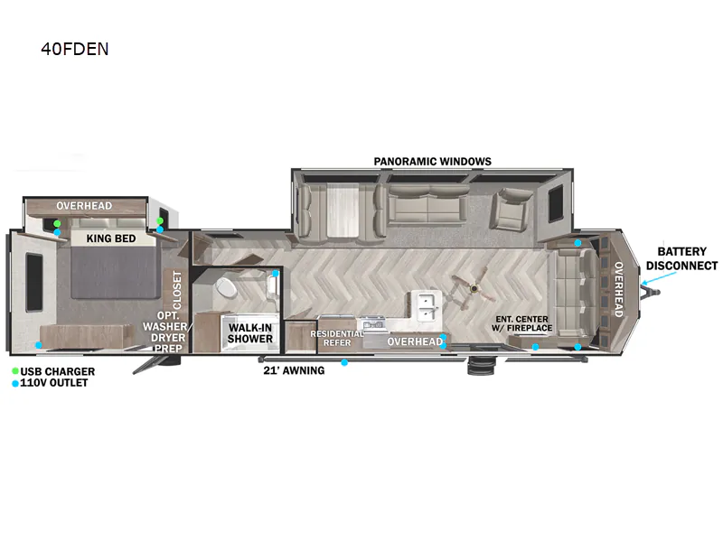 2022 Forest River Wildwood Lodge 40FDEN, Photos photo 8