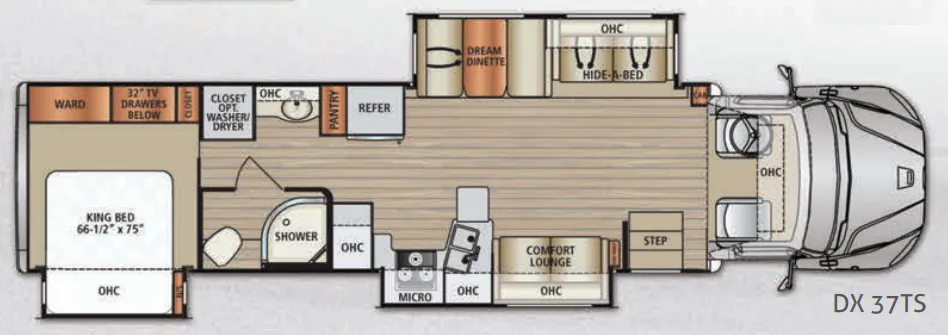 Dynamax Corp DX3 37TS floor plan