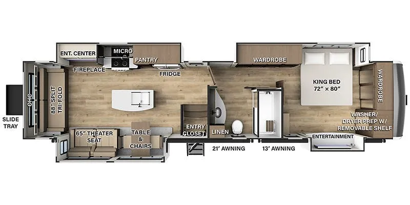 Forest River Flagstaff Elite Estate F393RL floor plan