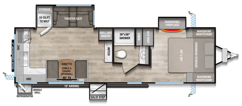 2026 Alliance RV Delta 274RKW floor plan