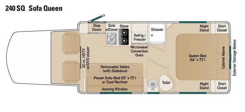 Coach House Platinum II 240 SQ floor plan
