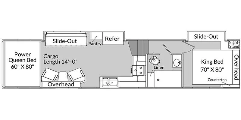 Genesis Supreme Vortex 3414V floor plan