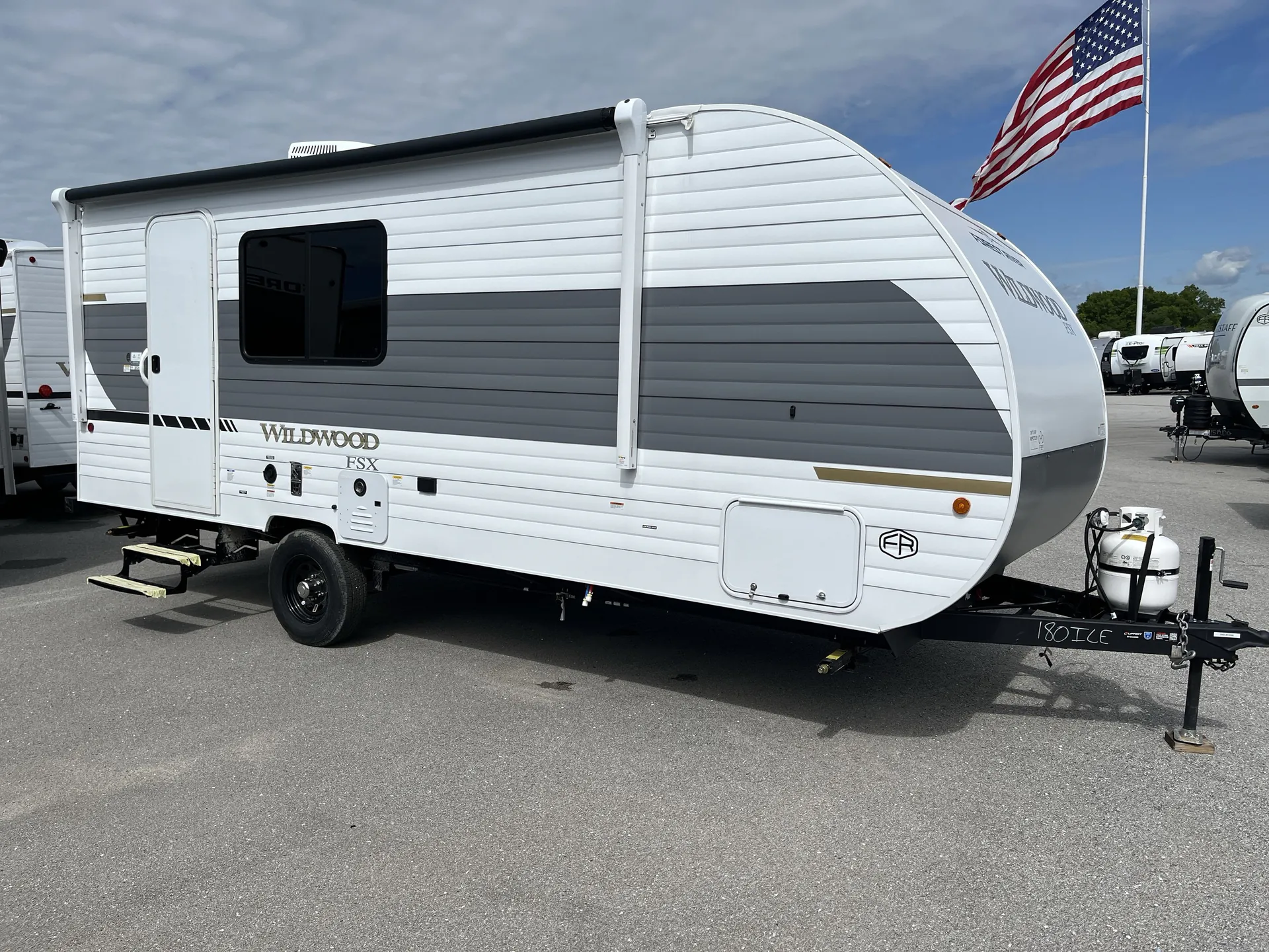 2026 Forest River Wildwood FSX 180ICE — campside