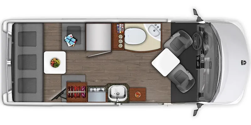 Roadtrek Zion SRT Base floor plan