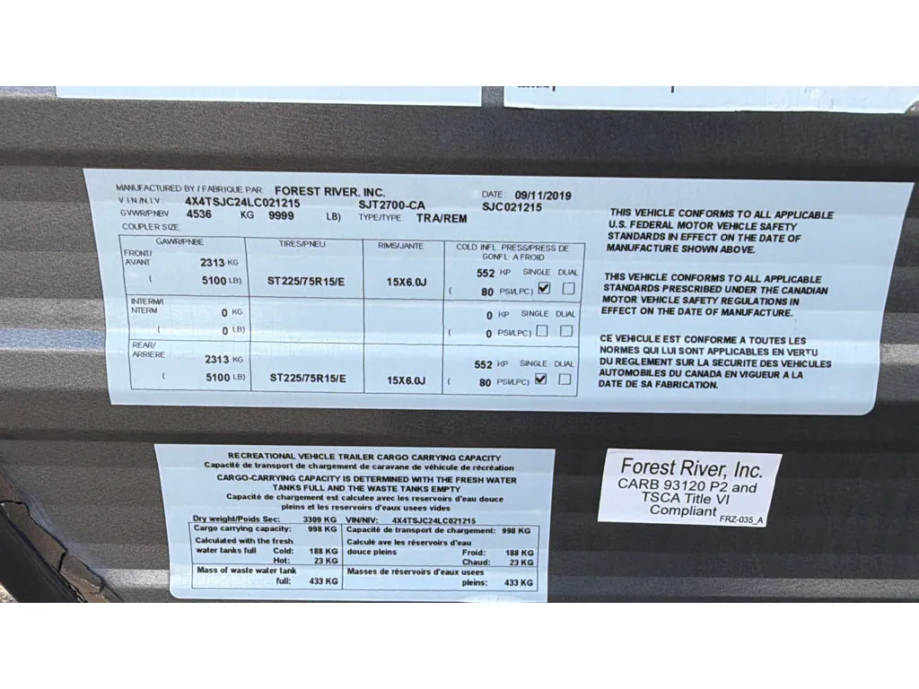 2020 Forest River EVO T2700, Photos photo 40