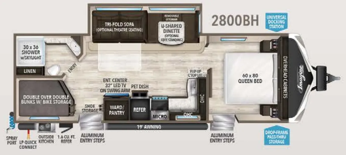 Grand Design Imagine 2800BH floor plan