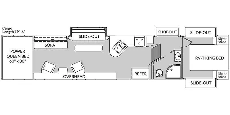Genesis Supreme Genesis 40CKQS floor plan