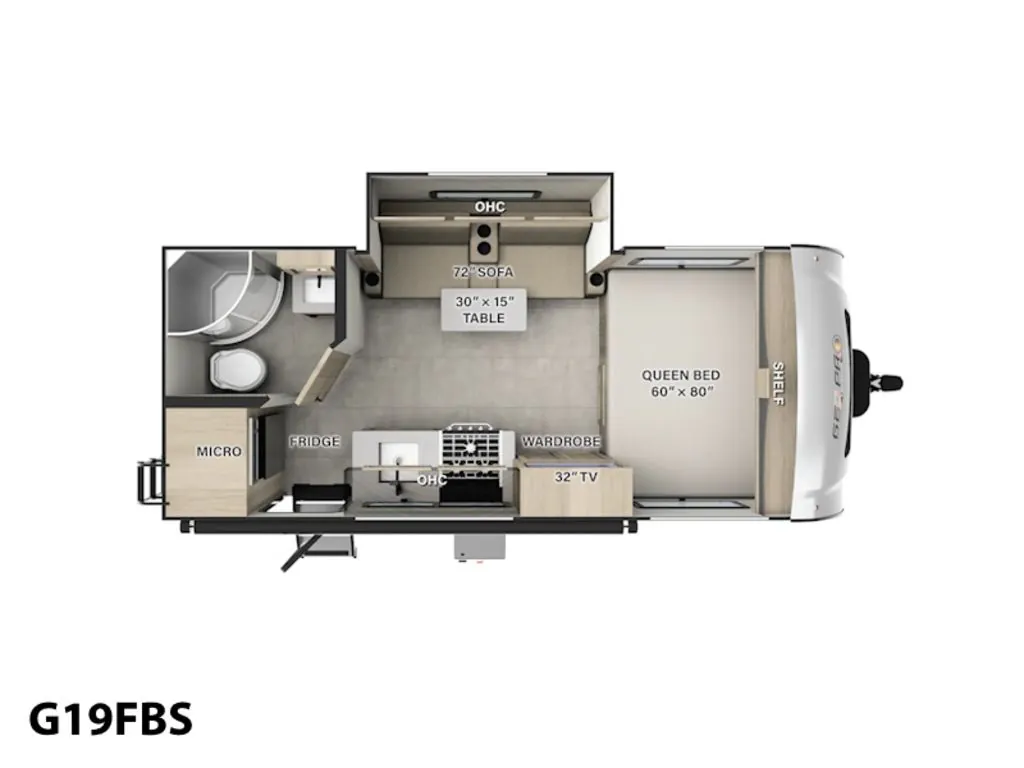 2025 Forest River Rockwood Geo Pro G19FBS - Photo 3